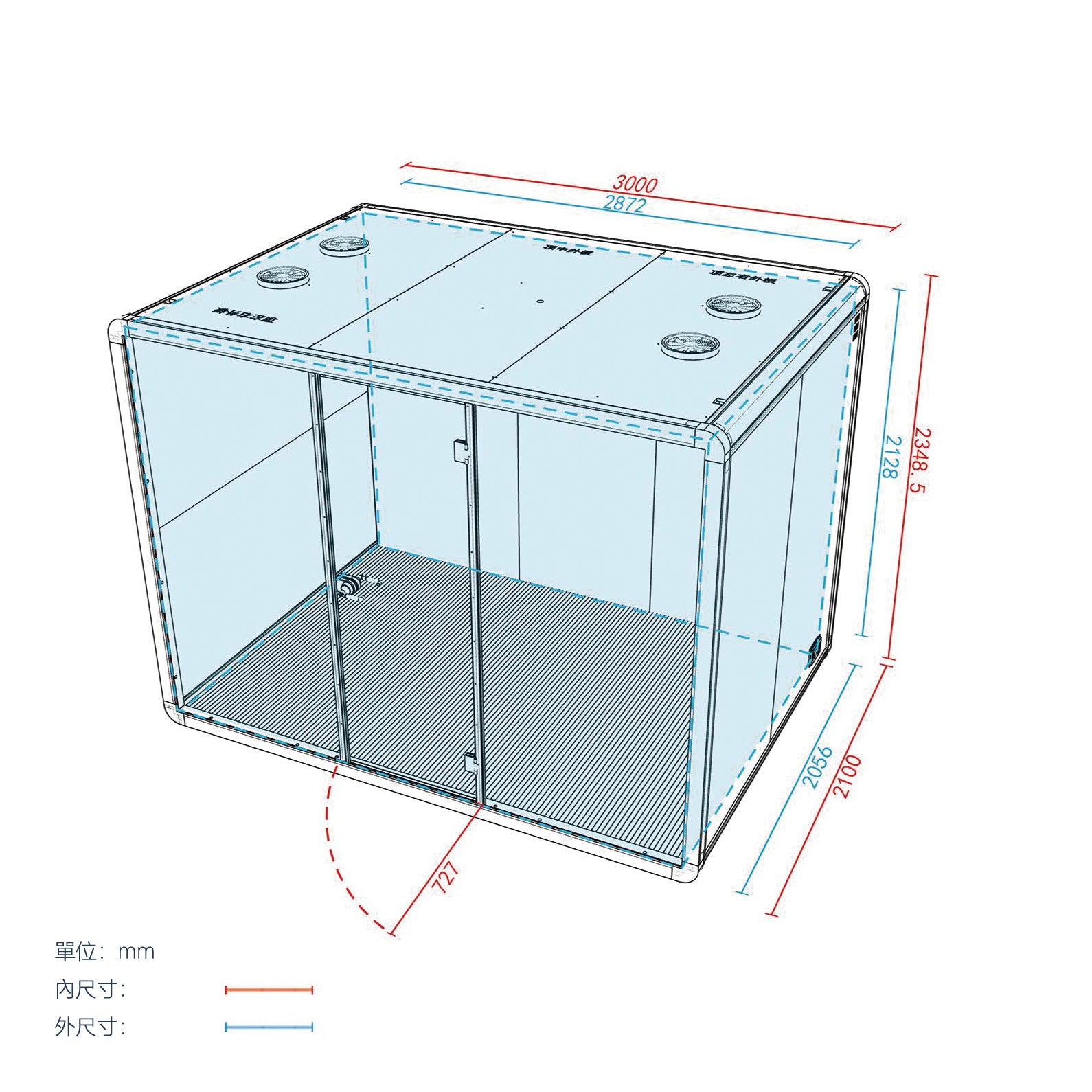 Soundproof Pods for Office YP3L 隔音艙 Meeting Booths 隔音房 辦公室專用 隔音會議室 隔音會客室 包送貨安裝