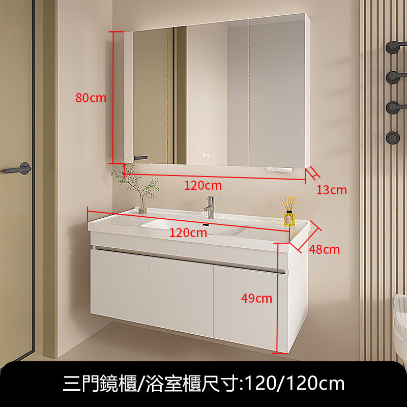 Bathroom Cabinets T162系列 掛壁式 廁所衛生間 鏡櫃 浴室櫃 防水防潮 不鏽鋼材質 Stainless Steel Mirror Bathroom Cabinets