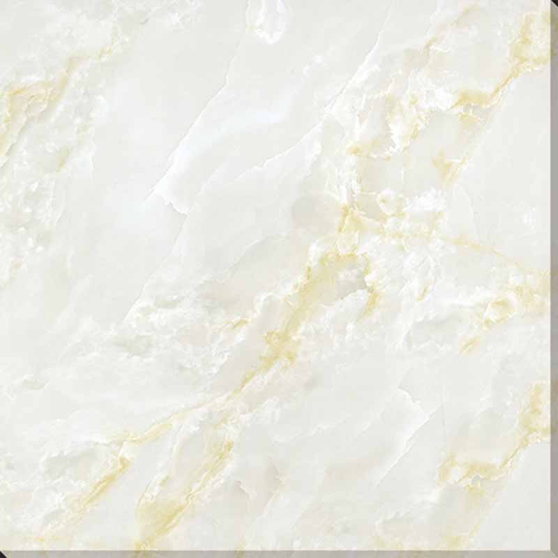 中國佛山磁磚 China Foshan Marble Tiles Glossy 大理石磁磚 連紋磁磚 地磚 牆磚 釉面磚 亮光面 卑斯白玉6B6036 60×60cm