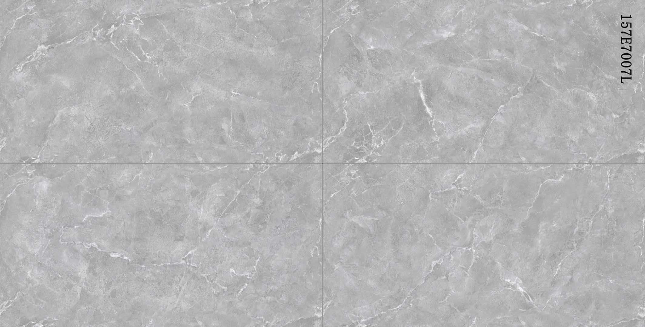 中國佛山瓷磚 China Foshan Marble Tiles Glossy 大理石瓷磚 連紋瓷磚 地磚 牆磚 釉面磚 亮光面 157E7007L索洛圖灰 75×150cm