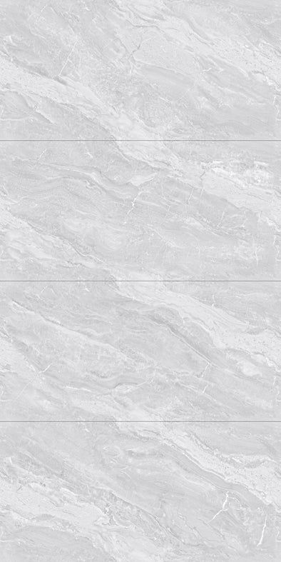 中國佛山瓷磚 China Foshan Marble Tiles Glossy 大理石瓷磚 連紋瓷磚 地磚 牆磚 釉面磚 157E7005L貝加莫灰 75×150cm