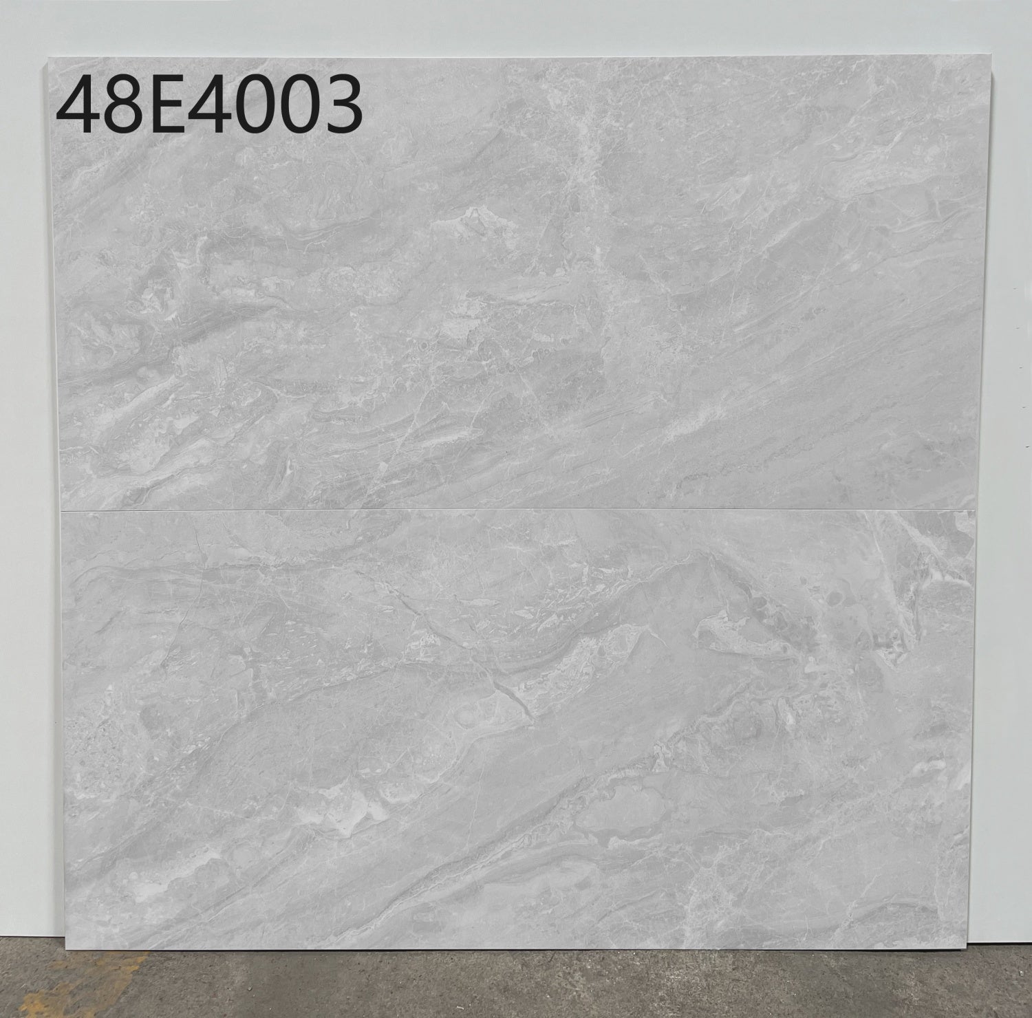 中國佛山瓷磚 China Foshan Marble Tiles Glossy 大理石瓷磚 連紋瓷磚 地磚 牆磚 釉面磚 亮光面  寶格灰48E4003  40×80cm