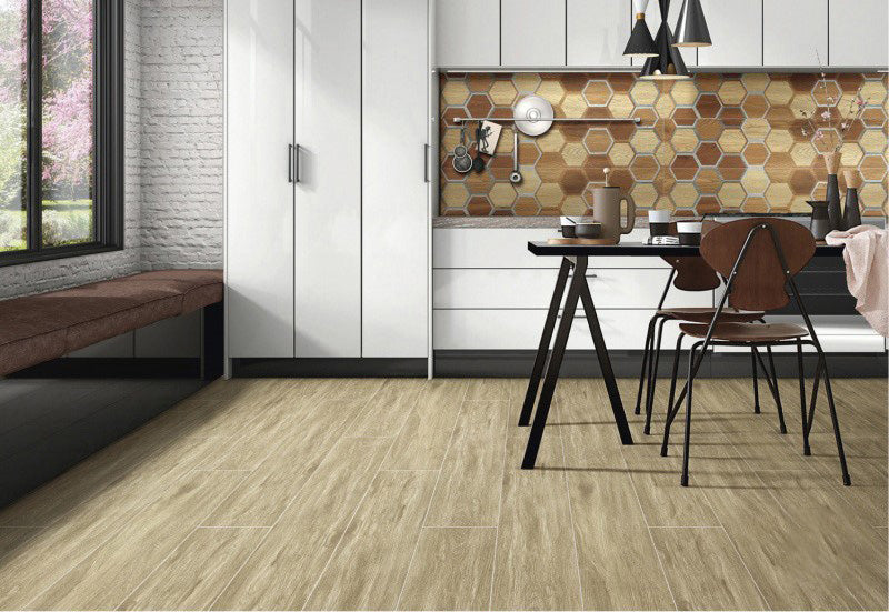 中國佛山磁磚 FOSHAN Tiles WK92210  木紋磚 Wood Grain Brick 地磚 啞光 20×90cm