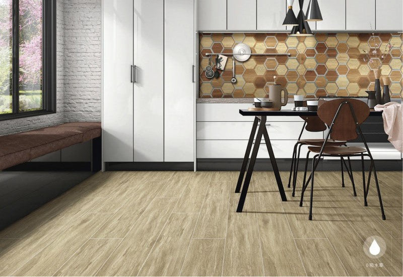 中國佛山磁磚 FOSHAN Tiles WK12210 木紋磚 Wood Grain Brick 地磚 啞光 20×120cm