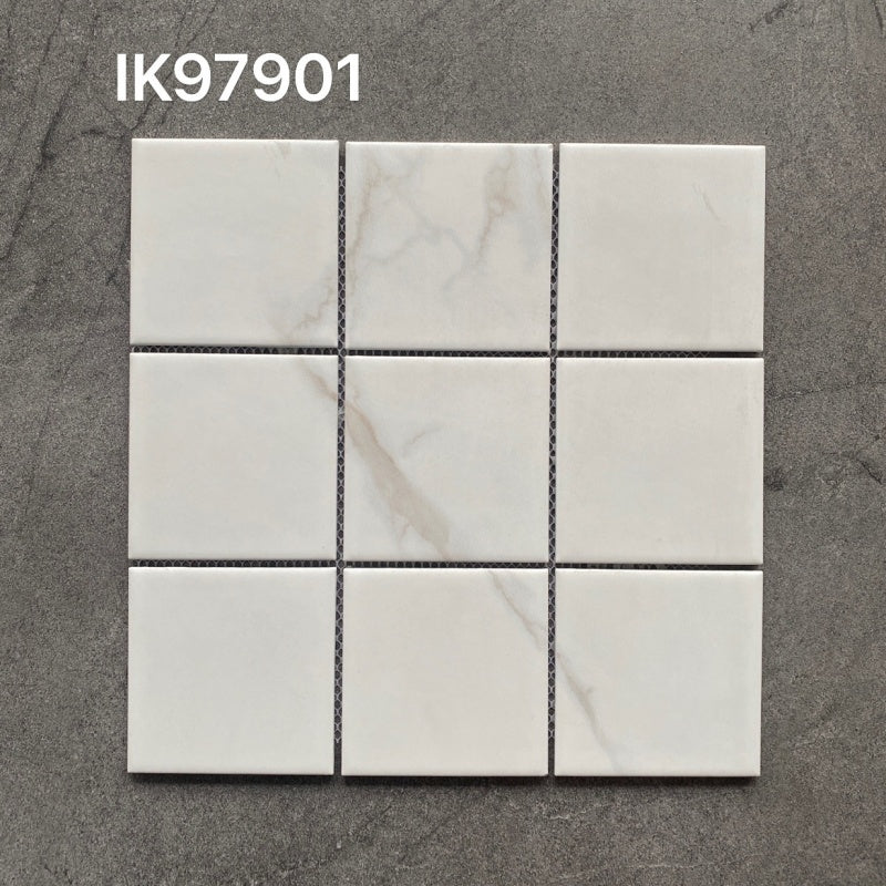 Marble Mosaic Tiles 馬賽克瓷磚 IK系列 30×30cm 大理石紋理 Porcelain