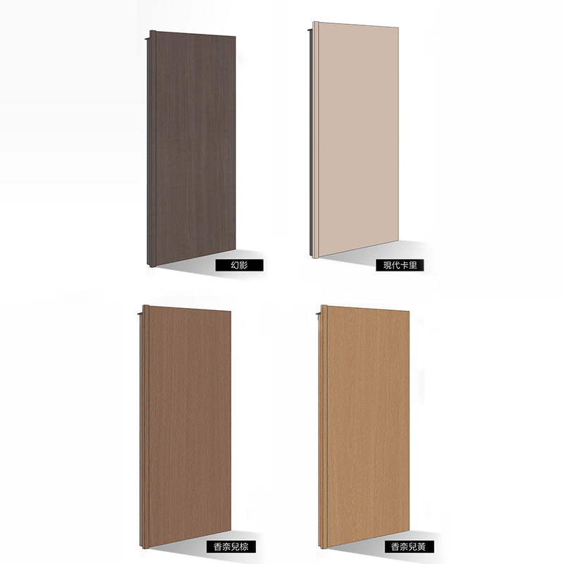 Carbon Crystal Wooden Doors  Z50 （包木框和門鎖）XNS-PB01 平板 北美黑胡桃 碳晶門 實木復合門 生態門 現代簡約風格