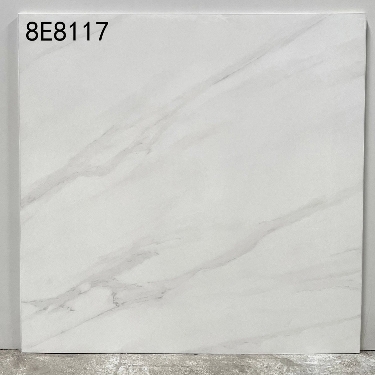 中國佛山瓷磚 China Foshan Marble Tiles Glossy 大理石瓷磚 連紋瓷磚 地磚 牆磚 釉面磚 8E8117 80×80cm