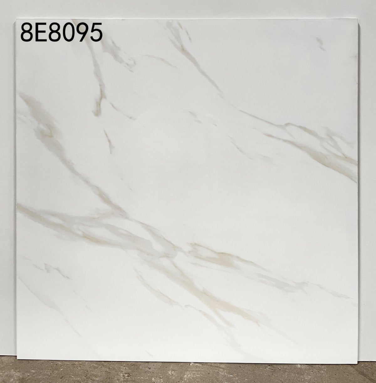 中國佛山瓷磚 China Foshan Marble Tiles Glossy 大理石瓷磚 連紋瓷磚 地磚 牆磚 釉面磚 8E8095 80×80cm