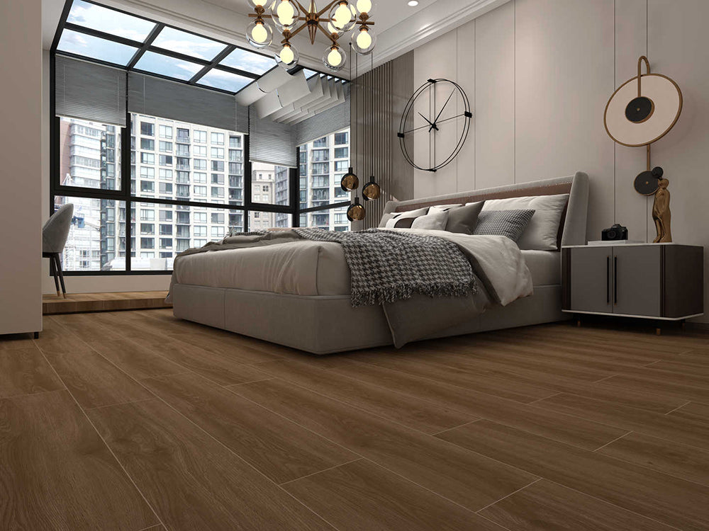 中國佛山磁磚 FOSHAN Tiles YM21002-J 木紋磚 Wood Grain Brick 地磚 啞光 20×100cm