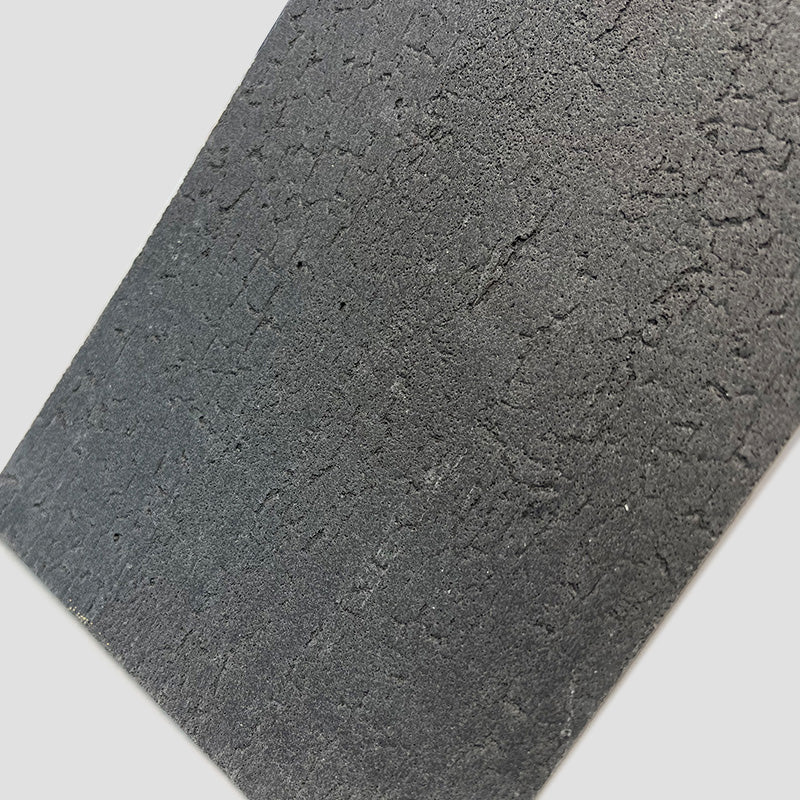 Flexible Stone 軟瓷 Veneer Sheet Interior and Exterior 柔性石材 真石質感 防水防潮 室內戶外可用炭燒木304x55cm黑