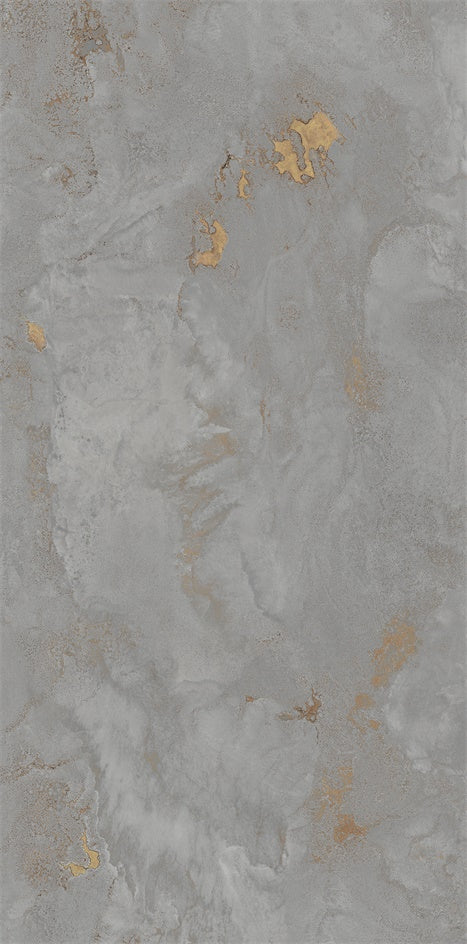 意大利設計磁磚 Italian Design Tiles 彩銅金 CX75006GY 75×150cm 地磚 牆磚 柔光磚 Dry grain and throw 半拋幹粒工藝 Dumb and soft face 啞柔面