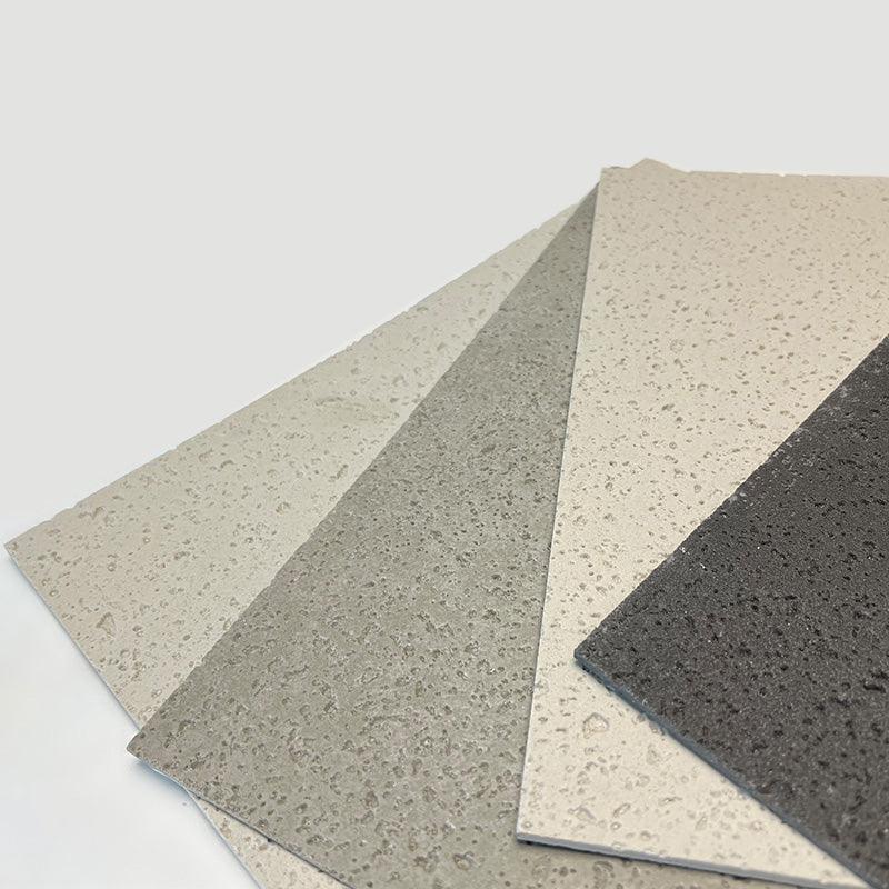 Flexible Stone 軟瓷 Veneer Sheet Interior and Exterior 柔性石材 真石質感 防水防潮 室內戶外可用 新洞石60x300cm純白050米白052淺灰031深灰043