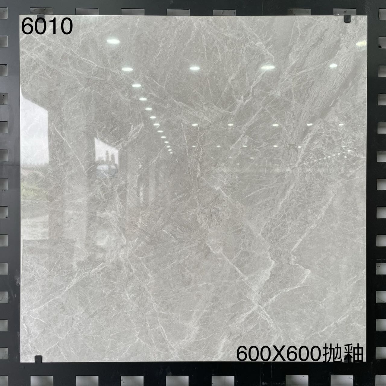 中國佛山瓷磚 China Foshan Marble Tiles Glossy 大理石瓷磚 連紋瓷磚 地磚 墻磚 釉面磚 亮光面 6010 60×60cm