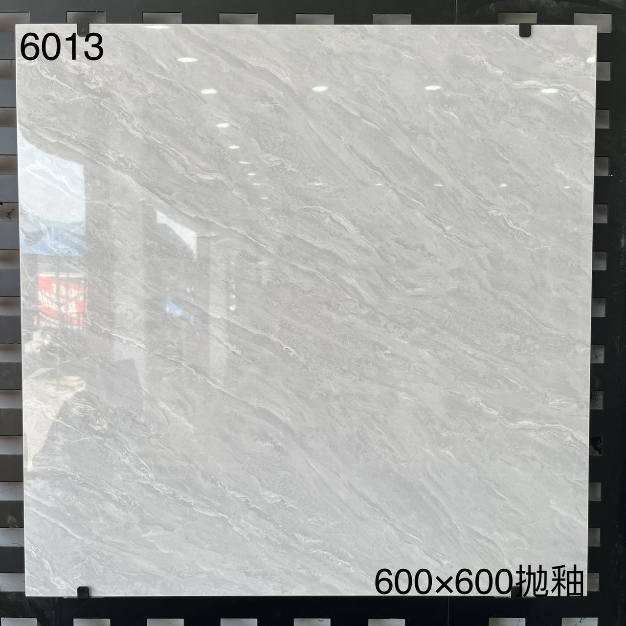 中國佛山瓷磚 China Foshan Marble Tiles Glossy 大理石瓷磚 連紋瓷磚 地磚 墻磚 釉面磚 亮光面 6013 60×60cm