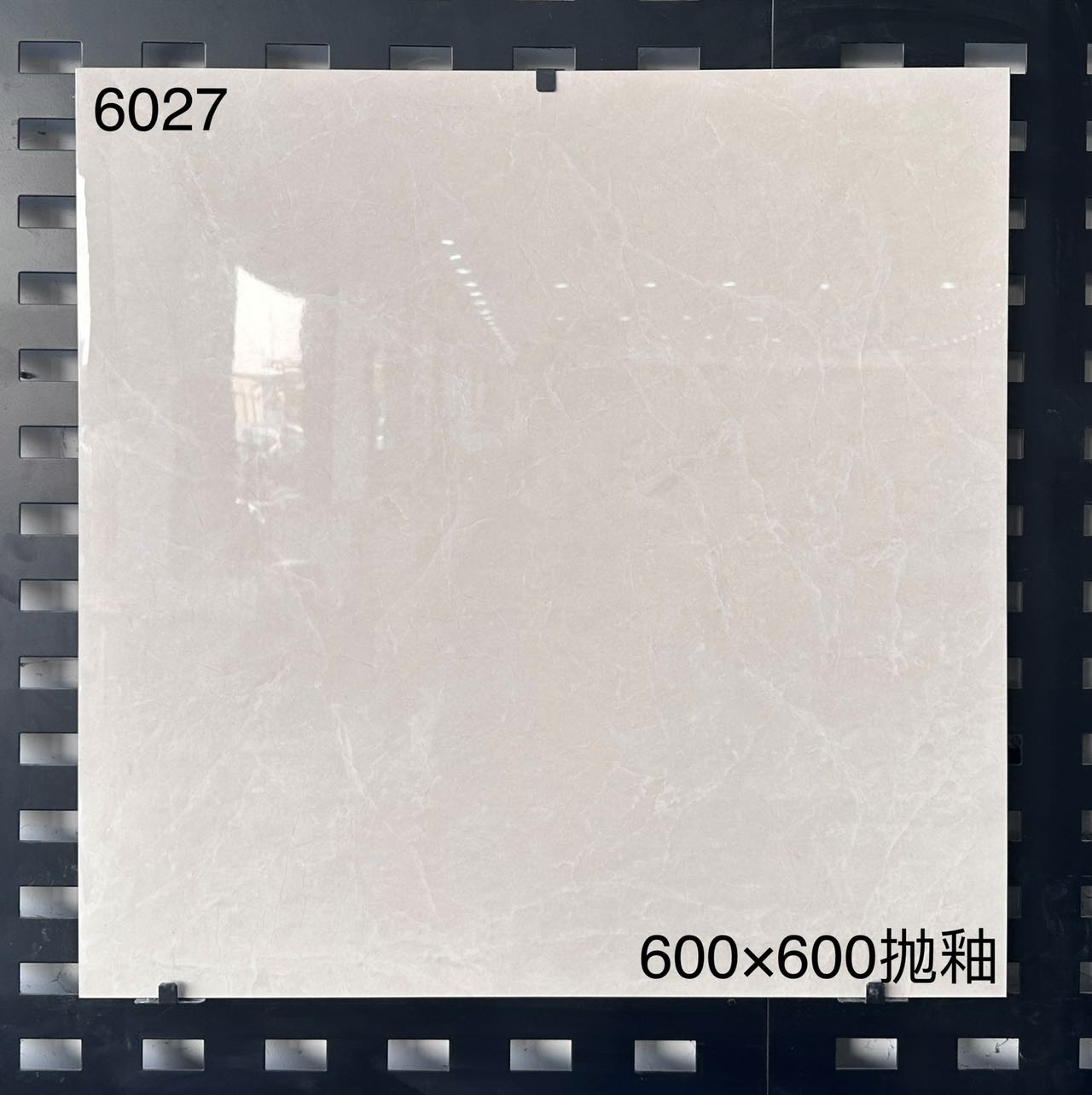 中國佛山瓷磚 China Foshan Marble Tiles Glossy 大理石瓷磚 連紋瓷磚 地磚 墻磚 釉面磚 亮光面 6027 60×60cm