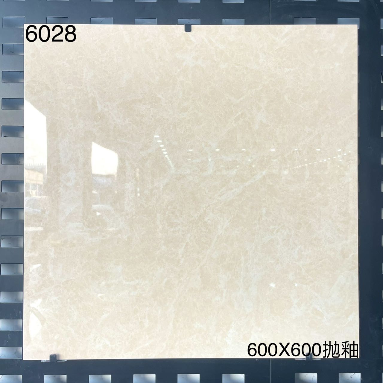 中國佛山瓷磚 China Foshan Marble Tiles Glossy 大理石瓷磚 連紋瓷磚 地磚 墻磚 釉面磚 亮光面 6028 60×60cm