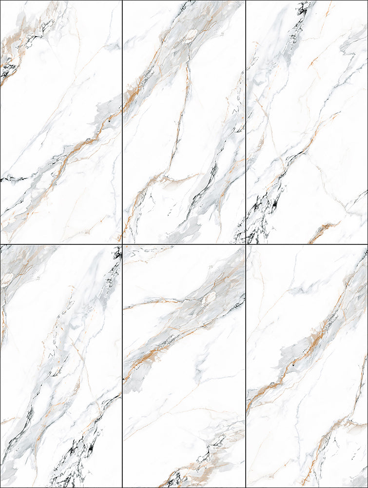 意大利設計瓷磚 Italian Design Tiles 奢石系列 75YS015卡拉金 Luxury Marble tiles 亮光磚 Gloss Tiles 地磚 墻磚 Porcelain Tiles