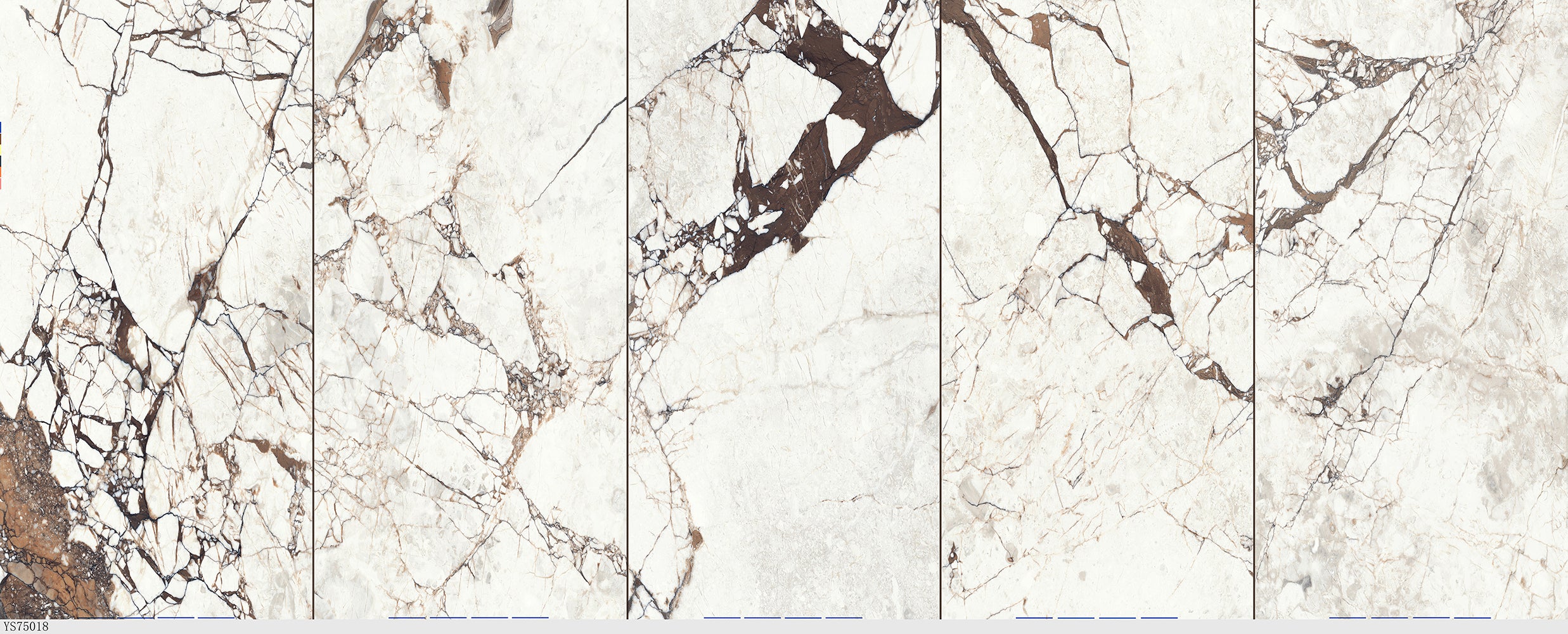 意大利設計瓷磚 Italian Design Tiles 奢石系列 75YS018冰河世紀白 Luxury Marble tiles 亮光磚 Gloss Tiles 地磚 墻磚 Porcelain Tiles