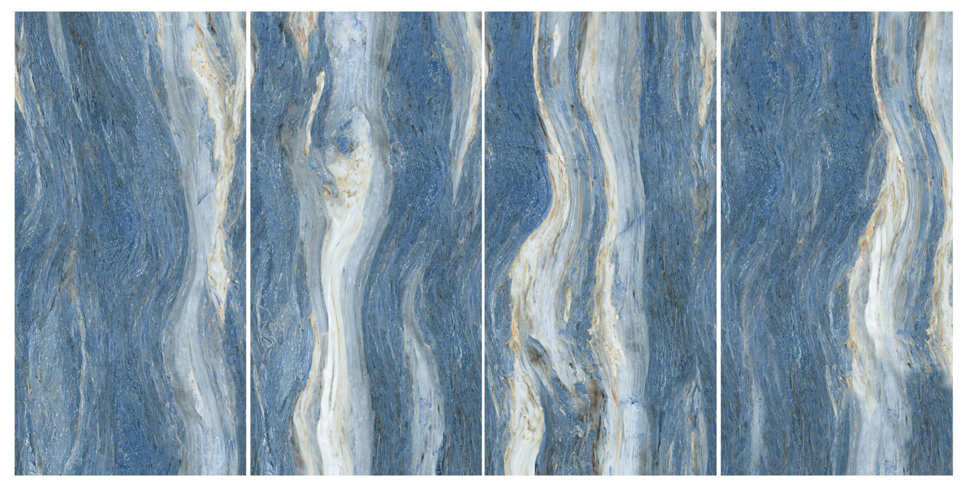 意大利設計瓷磚 Italian Design Tiles 奢石系列 75YS022藍色多瑙河 Luxury Marble tiles 亮光磚 Gloss Tiles 地磚 墻磚 Porcelain Tiles