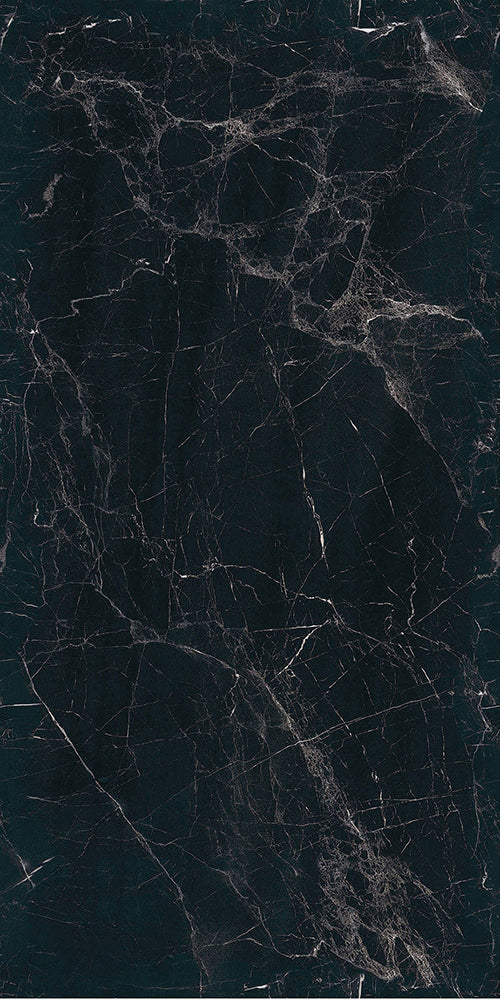 意大利設計瓷磚 Italian Design Tiles 奢石系列 75YS303露娜黑 Luxury Marble tiles 亮光磚 Gloss Tiles 地磚 墻磚 Porcelain Tiles