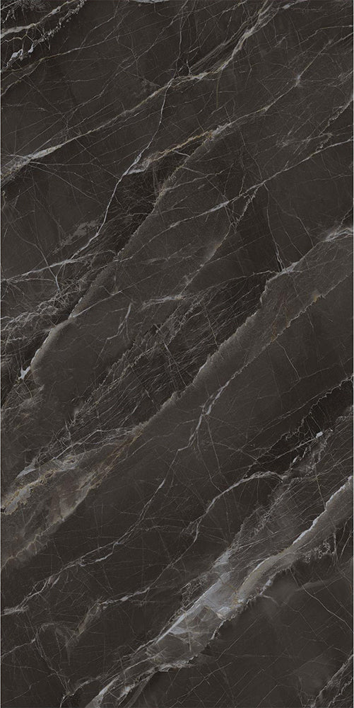 意大利設計瓷磚 Italian Design Tiles 奢石系列 75YS315卡地亞深咖 Luxury Marble tiles 亮光磚 Gloss Tiles 地磚 墻磚 Porcelain Tiles