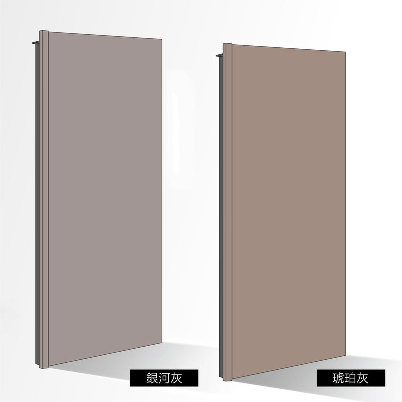Carbon Crystal Wooden Doors Z50 （包木框和門鎖）XNS-PB02 琥珀灰 PET平板 碳晶門 實木復合門 生態門 現代簡約風格
