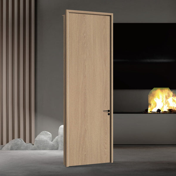 Carbon Crystal Wooden Doors  Z50 （包木框和門鎖）奧爾良黃橡 XNS-PB01 平板 碳晶門 實木復合門 生態門 現代簡約風格