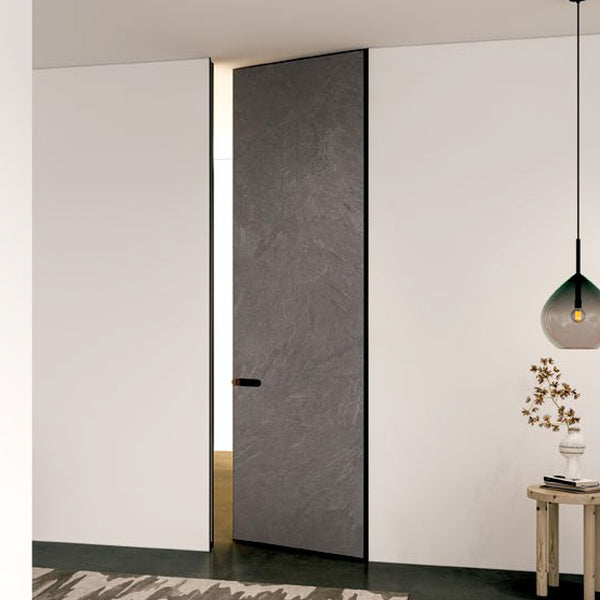 Invisible Door Hidden Doors for Panel Minimalist Aluminium Door EF-2214 德賽斯密岩 Fireproof Board 隱藏門 包框（黑/白） 包鎖 隱形門 國標B1級防火門板 鋁木結構門 意式極簡門
