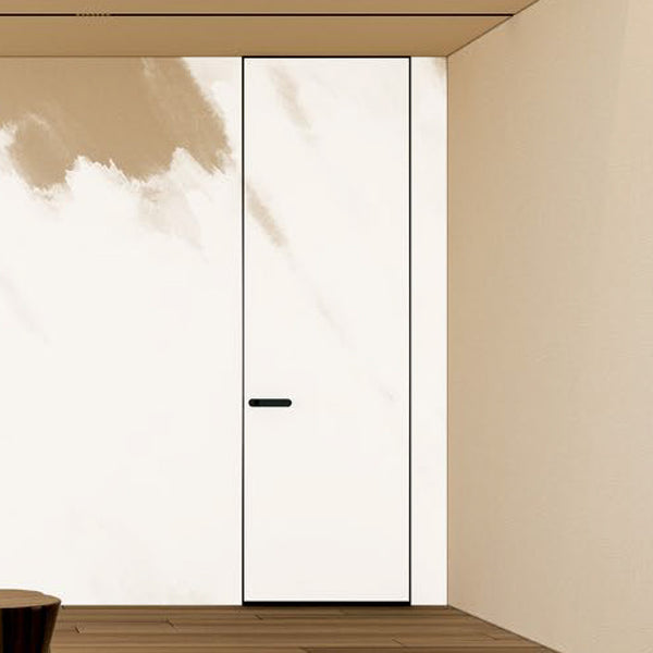 Invisible Door Hidden Doors for Painting Minimalist Aluminium Door AE-2005 隱藏門 包框（黑/白） 包鎖 隱形門 塗料款 玻鎂板 可直接上油漆 鋁木結構門 意式極簡門