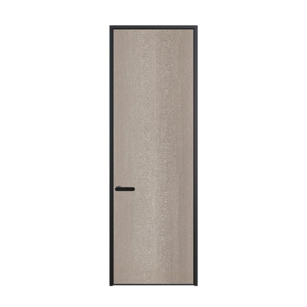 Modern Minimalist Door Flush Wall Aluminum and Wooden Frame EH-2240 法國尼斯木 跌級款 包框（黑/白/灰） 包鎖 外平內開 鋁木結構門 意式極簡門