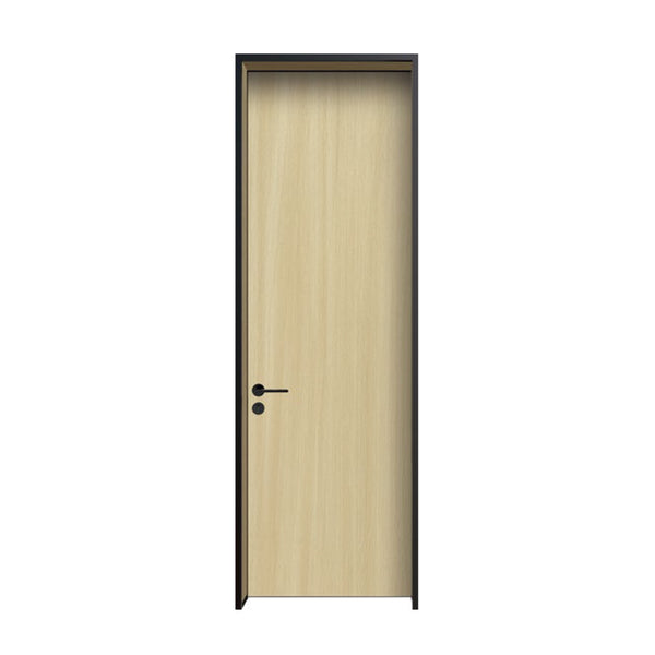 Modern Minimalist Door Flush Wall Aluminum and Wooden Frame EH-2239 木橧檜 25極窄邊框款 包框（黑/白/灰） 包鎖 內平內開或外平內開 鋁木結構門 意式極簡門
