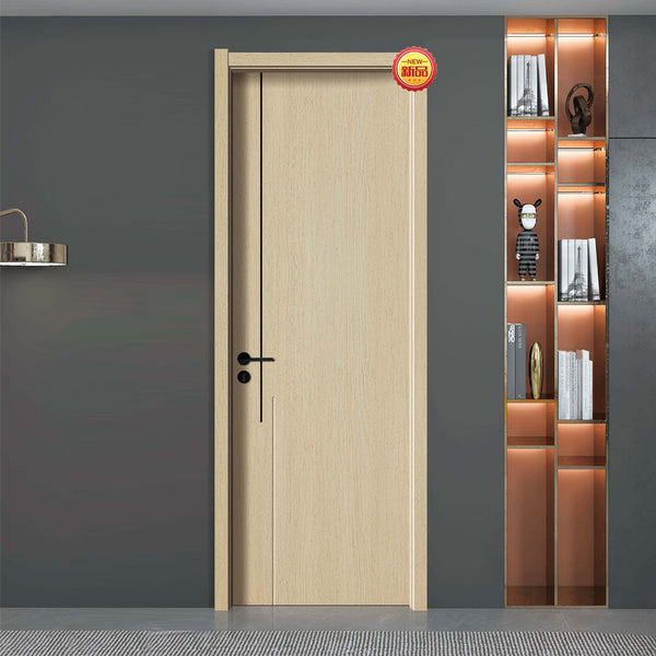 Carbon Crystal Wooden Doors  （包木框和門鎖）星悦橡木1號 LS-D88 碳晶門 實木復合門 生態門 現代簡約風格 新西蘭松木門框 50mm