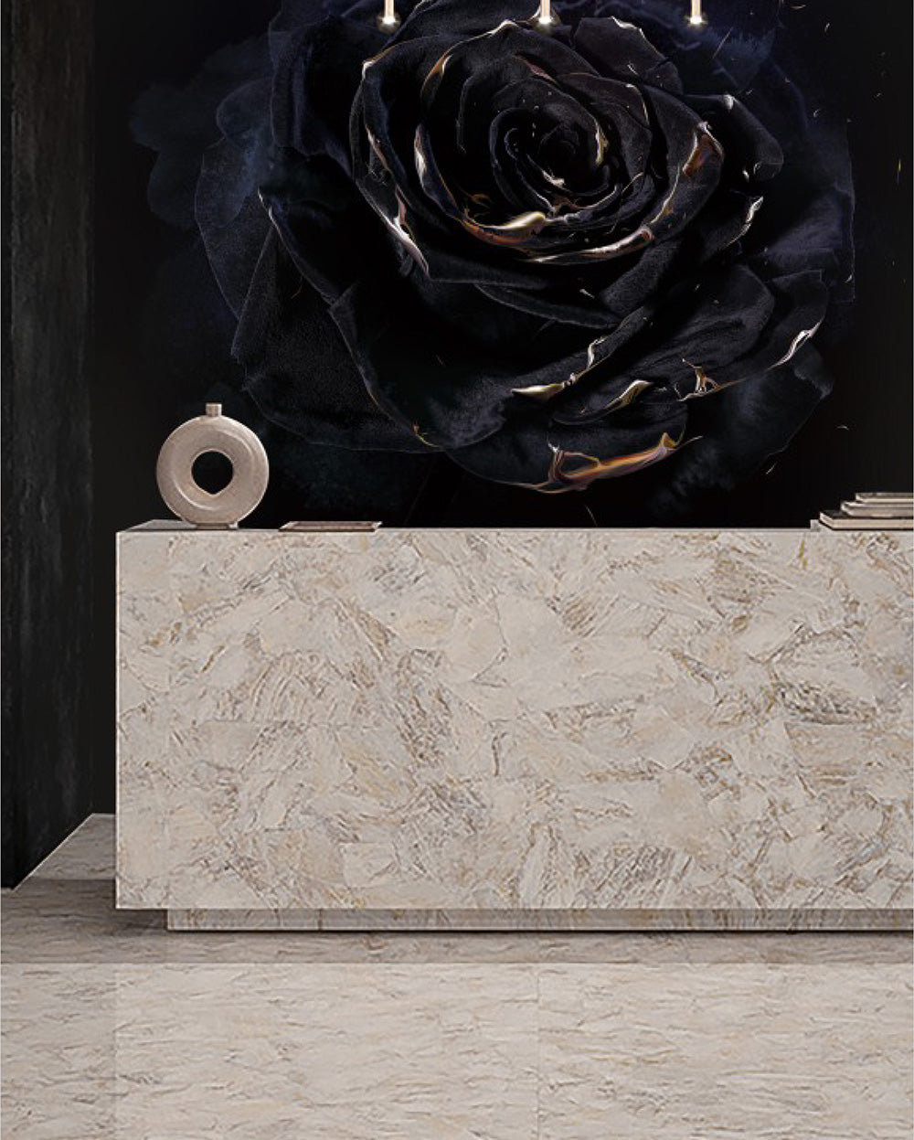 Art Tiles 藝術瓷磚 800x2600mm 瑰麗幻夢 藝術岩板 Sintered Stone 背景牆 Backdrop