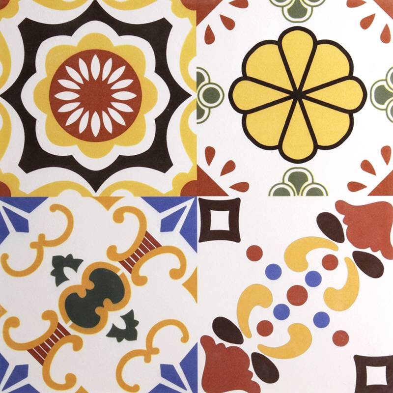 中國佛山瓷磚 China Foshan Tiles Encaustic Tiles 啞光地磚 牆磚F0100花磚 裝飾磚 混裝發貨 隨機圖案 30×30cm