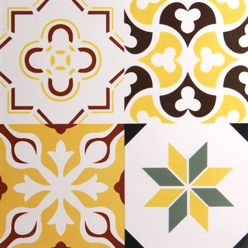 中國佛山瓷磚 China Foshan Tiles Encaustic Tiles 啞光地磚 牆磚F0100花磚 裝飾磚 混裝發貨 隨機圖案 30×30cm