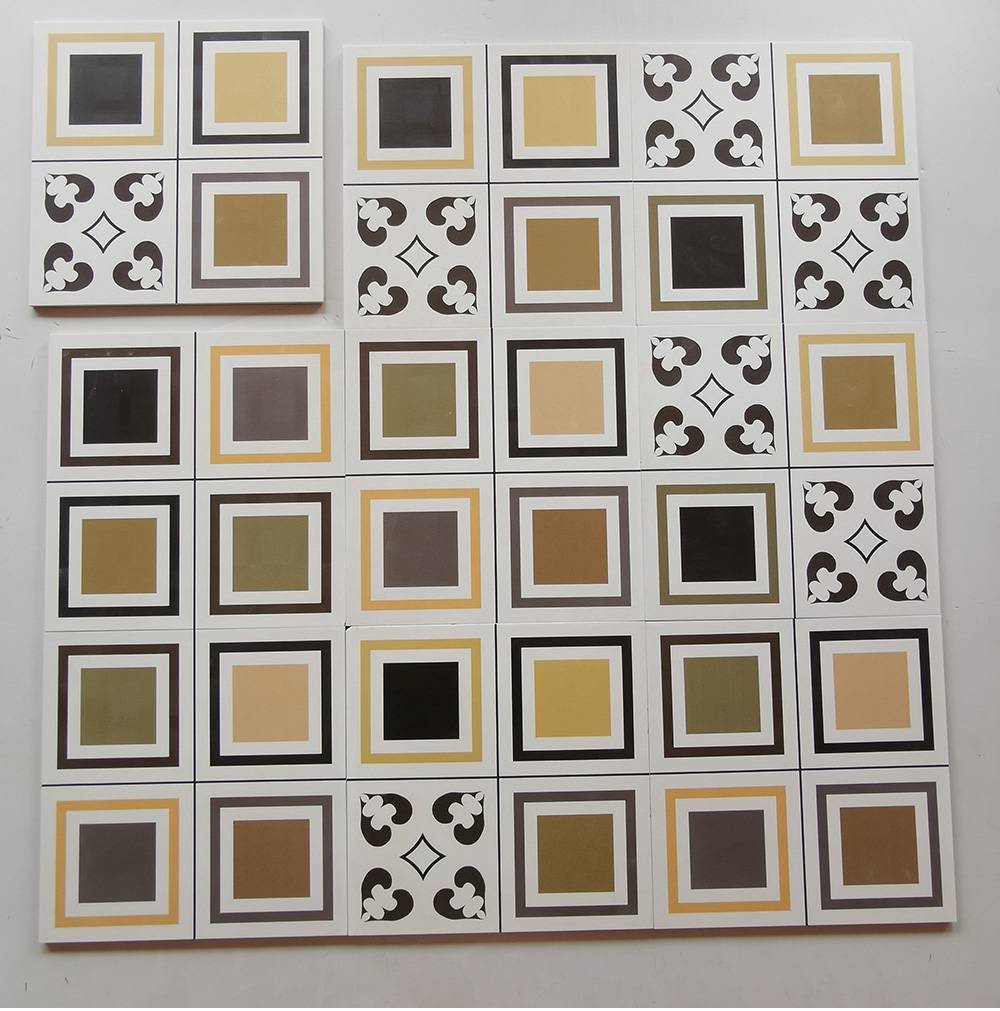 中國佛山瓷磚 China Foshan Tiles Encaustic Tiles 啞光地磚 牆磚F0107花磚 裝飾磚 混裝發貨 隨機圖案 30×30cm