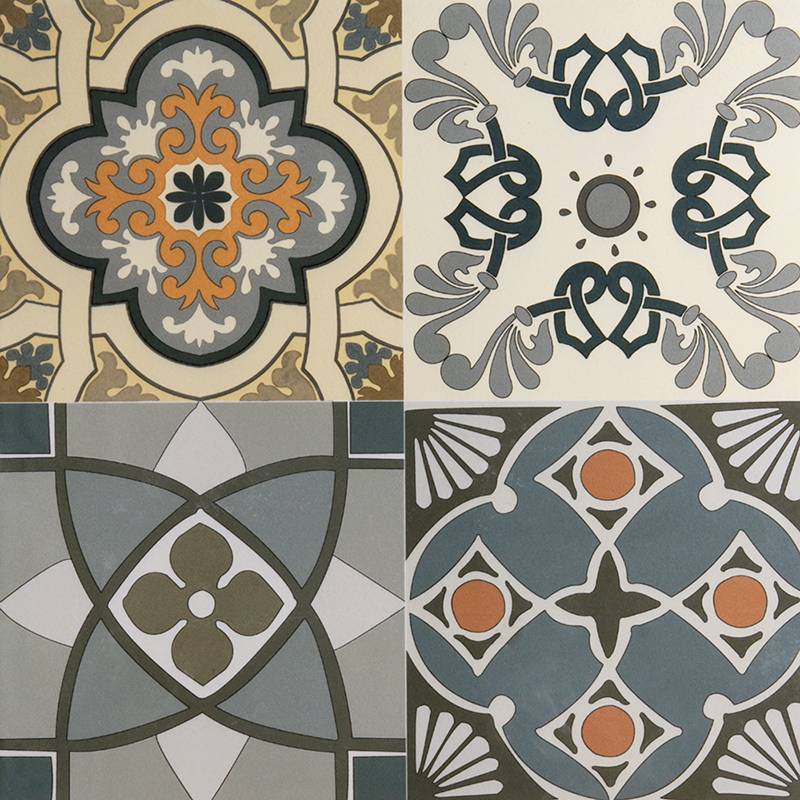 中國佛山瓷磚 China Foshan Tiles Encaustic Tiles 啞光地磚 牆磚F067花磚 裝飾磚 混裝發貨 隨機圖案 30×30cm