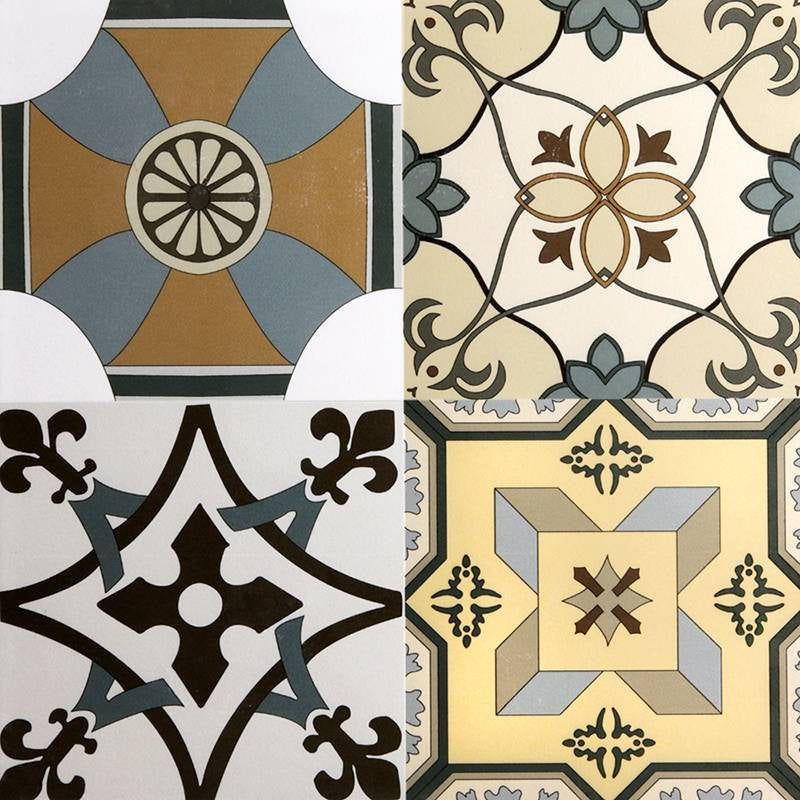 中國佛山瓷磚 China Foshan Tiles Encaustic Tiles 啞光地磚 牆磚F067花磚 裝飾磚 混裝發貨 隨機圖案 30×30cm