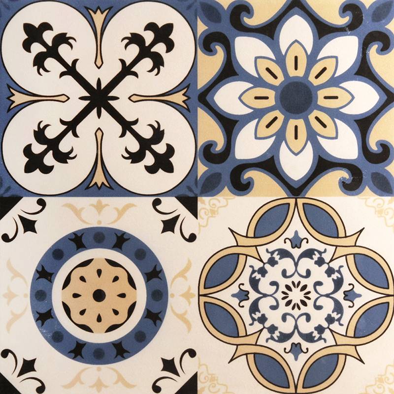 中國佛山瓷磚 China Foshan Tiles Encaustic Tiles 啞光地磚 牆磚F090花磚 裝飾磚 混裝發貨 隨機圖案 30×30cm