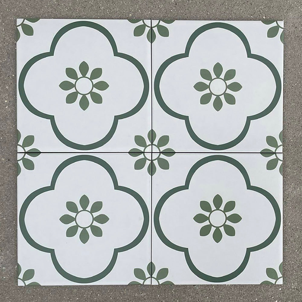 中國佛山瓷磚 China Foshan Tiles Encaustic Tiles 啞光地磚 牆磚20140 F2086  F2136 F2142花磚 裝飾磚 混裝發貨 隨機圖案 20×20cm