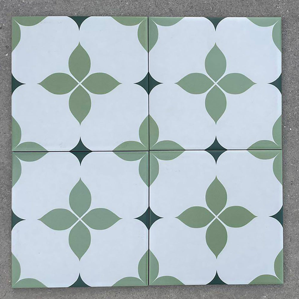 中國佛山瓷磚 China Foshan Tiles Encaustic Tiles 啞光地磚 牆磚F2157 F2158 F2161 F2165花磚 裝飾磚 混裝發貨 隨機圖案 20×20cm