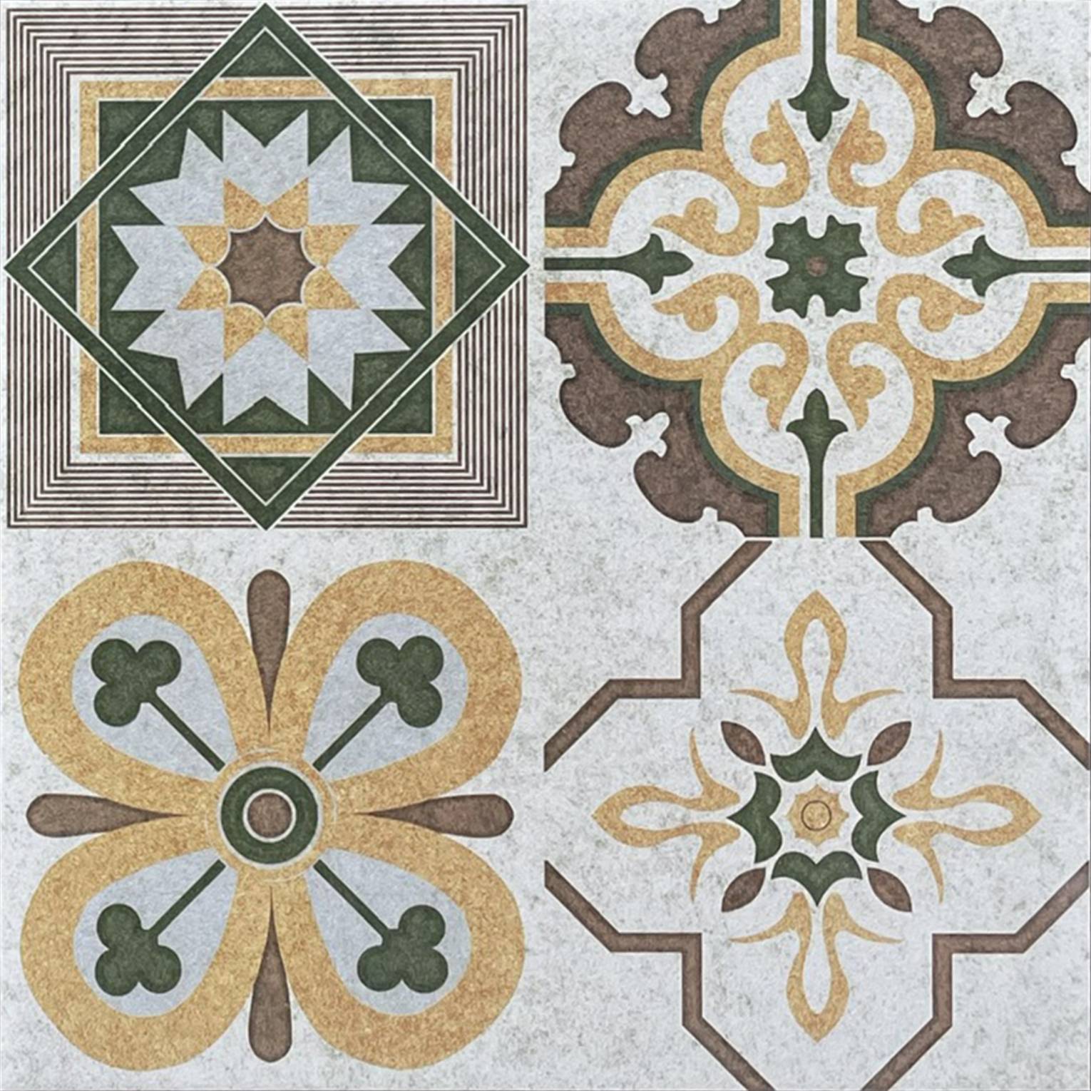 中國佛山瓷磚 China Foshan Tiles Encaustic Tiles 啞光地磚 牆磚F30028花磚 裝飾磚 混裝發貨 隨機圖案 30×30cm