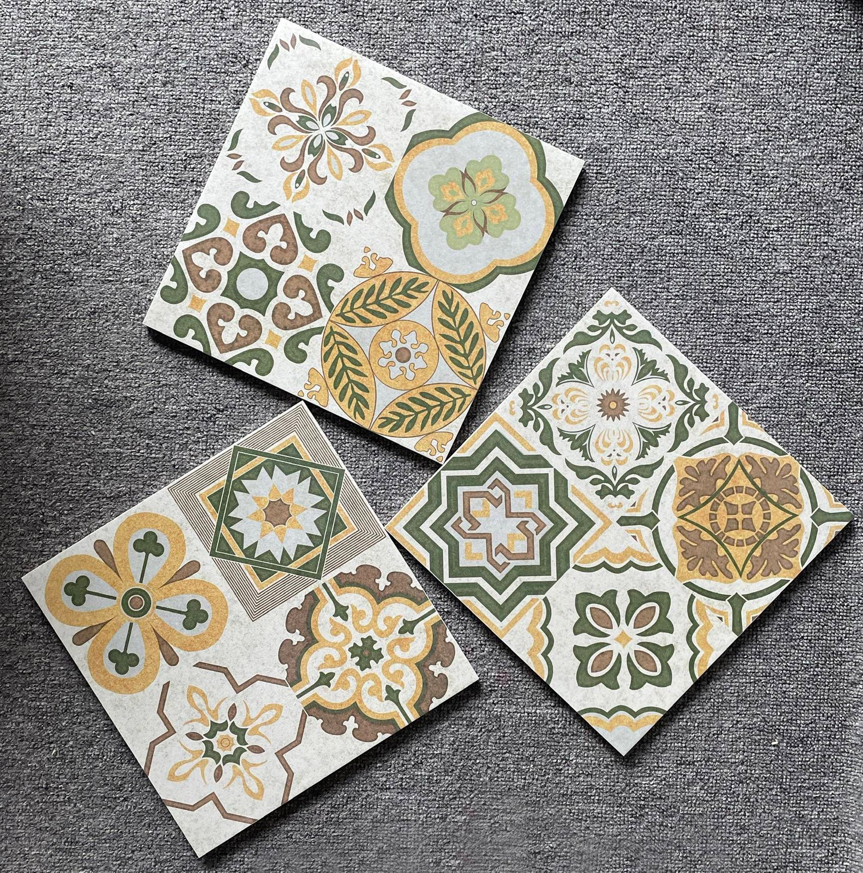 中國佛山瓷磚 China Foshan Tiles Encaustic Tiles 啞光地磚 牆磚F30028花磚 裝飾磚 混裝發貨 隨機圖案 30×30cm