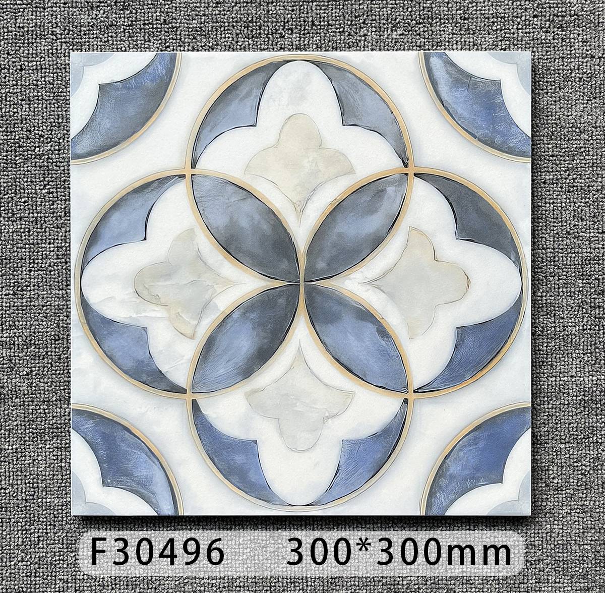 中國佛山瓷磚 China Foshan Tiles Encaustic Tiles 啞光地磚 牆磚F30496 F30627花磚 裝飾磚 混裝發貨 隨機圖案 30×30cm