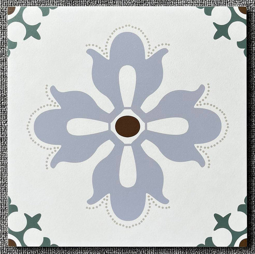 中國佛山瓷磚 China Foshan Tiles Encaustic Tiles 啞光地磚 牆磚F30090 F30494 F30504花磚 裝飾磚 混裝發貨 隨機圖案 30×30cm