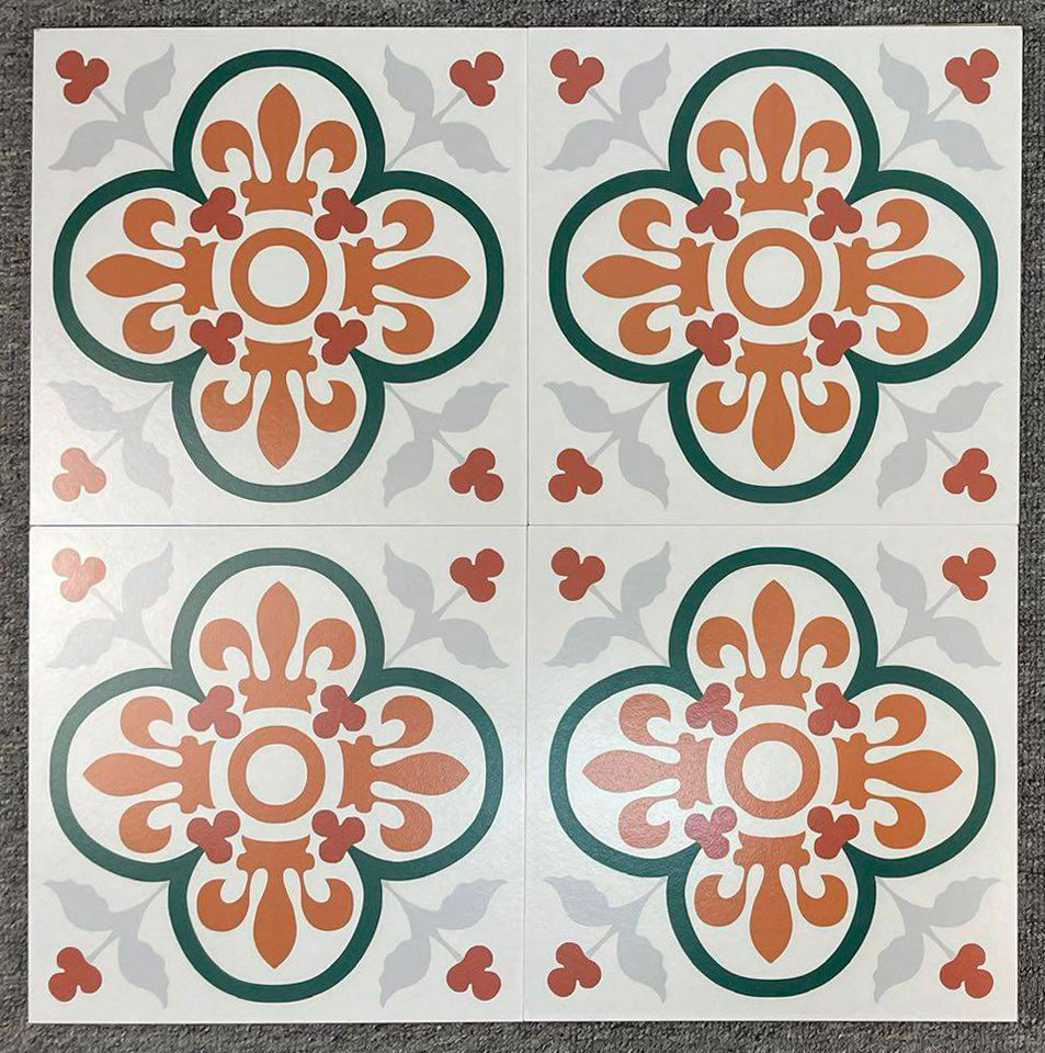 中國佛山瓷磚 China Foshan Tiles Encaustic Tiles 啞光地磚 牆磚F30319 F30324 F30358 F30524W花磚 裝飾磚 混裝發貨 隨機圖案 30×30cm