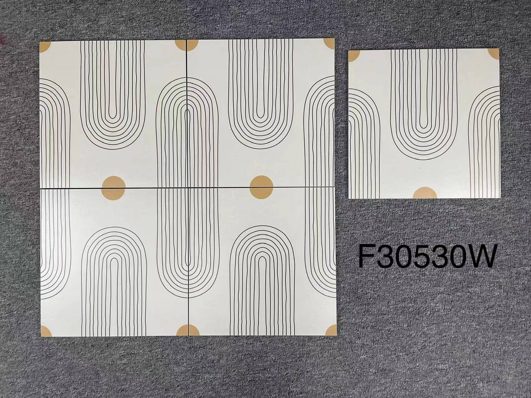 中國佛山瓷磚 China Foshan Tiles Encaustic Tiles 啞光地磚 牆磚F30501 F30518W F30530W花磚 裝飾磚 混裝發貨 隨機圖案 30×30cm