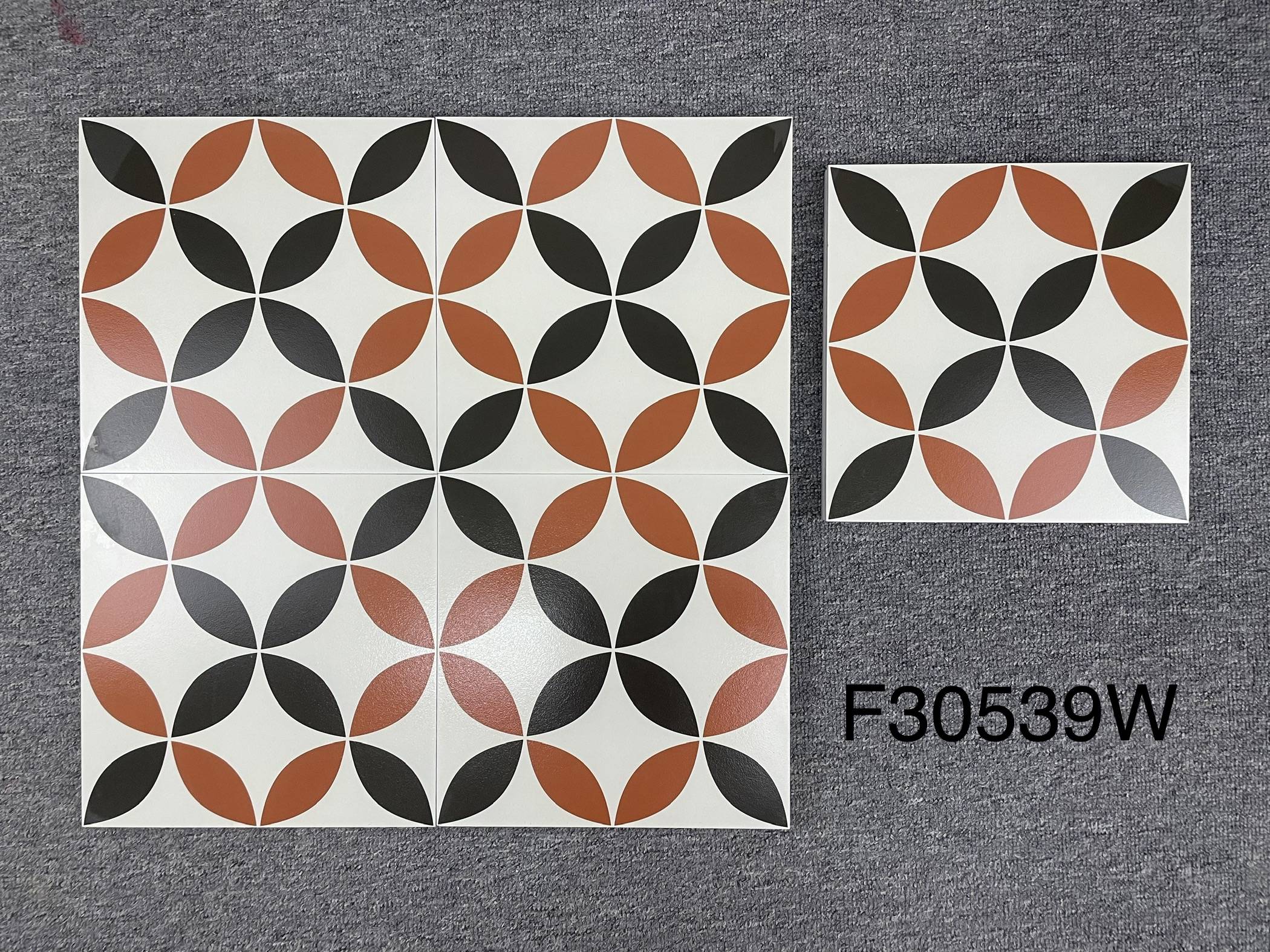 中國佛山瓷磚 China Foshan Tiles Encaustic Tiles 啞光地磚 牆磚F30420 F30497 F30539W F30579W花磚 裝飾磚 混裝發貨 隨機圖案 30×30cm