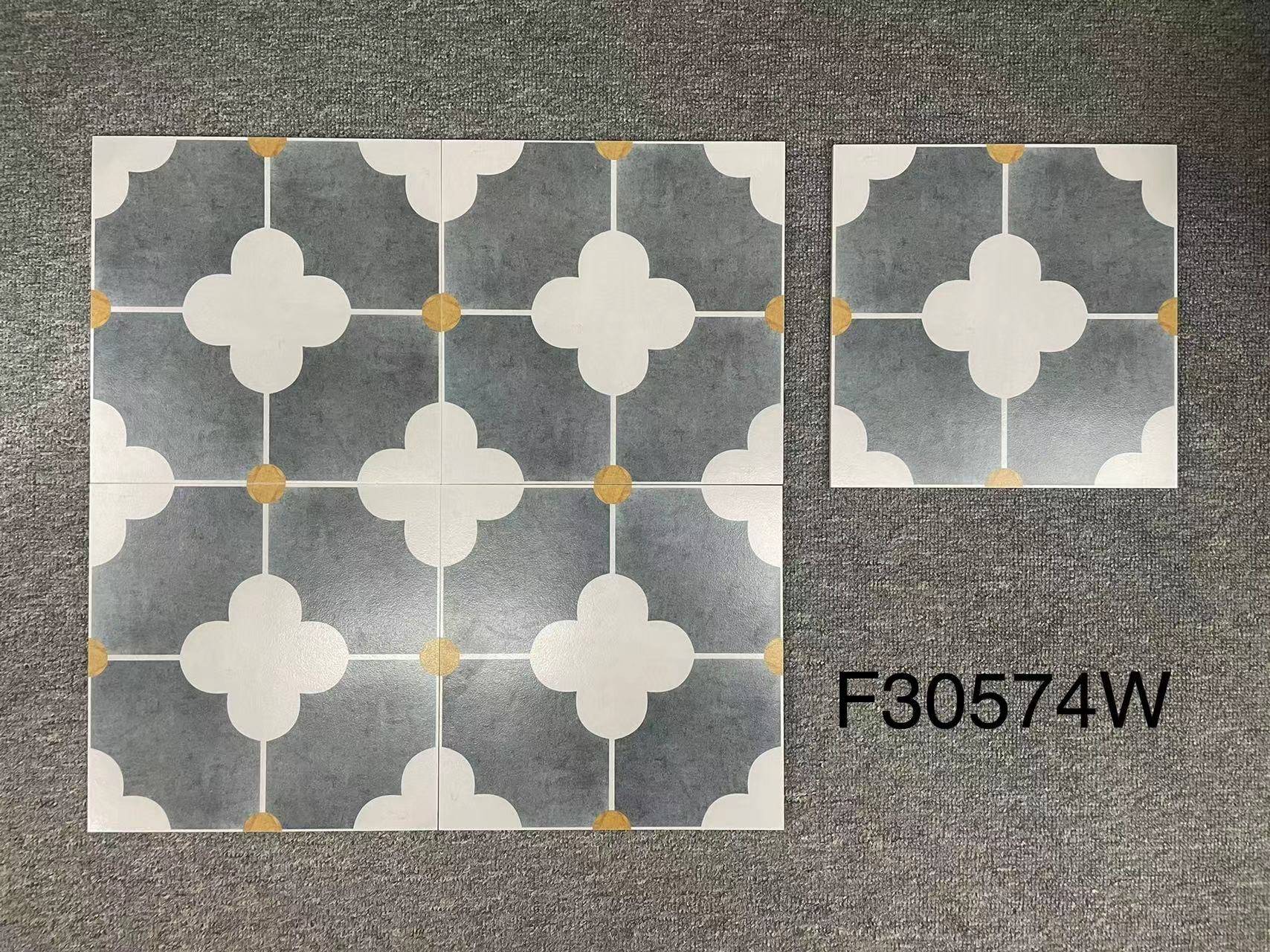 中國佛山瓷磚 China Foshan Tiles Encaustic Tiles 啞光地磚 牆磚F30571W F30573W F30574W F30575W花磚 裝飾磚 混裝發貨 隨機圖案 30×30cm