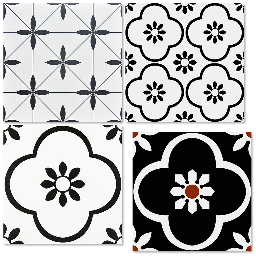 中國佛山瓷磚 China Foshan Tiles Encaustic Tiles 啞光地磚 牆磚 F4005 F4007 F4053 F4055 F4057 花磚 裝飾磚 混裝發貨 隨機圖案 40×40cm